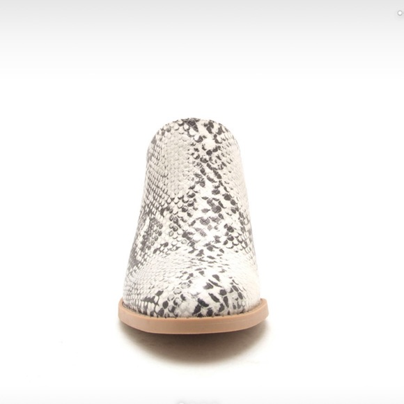 Stone Black Snake Mule Booties - Picture 5 of 8